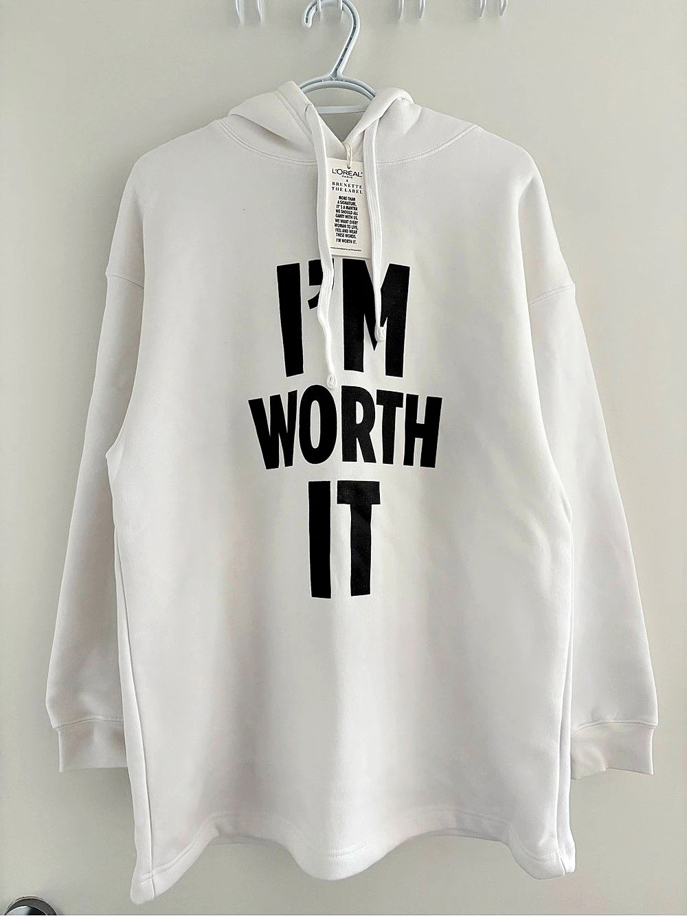NWT L'Oréal Paris x Brunette the Label Graphic Hoodie